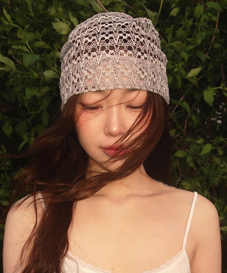 Sea Shell beanie - Gray