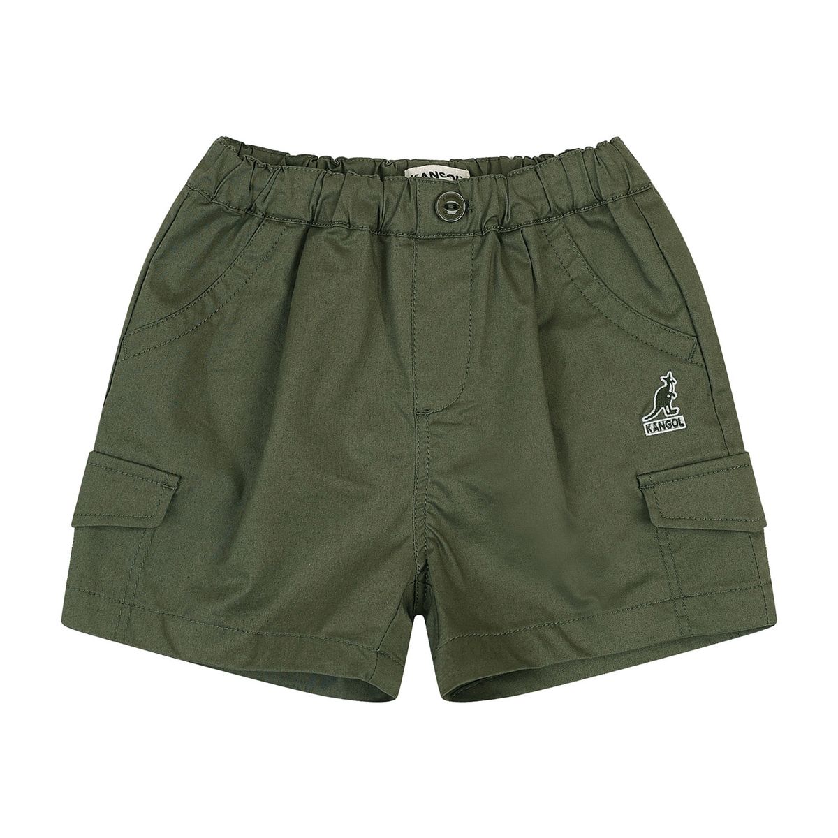 캉골키즈(KANGOL KIDS) [베이비] 포켓 포인트 쇼츠 RB 0965 카키