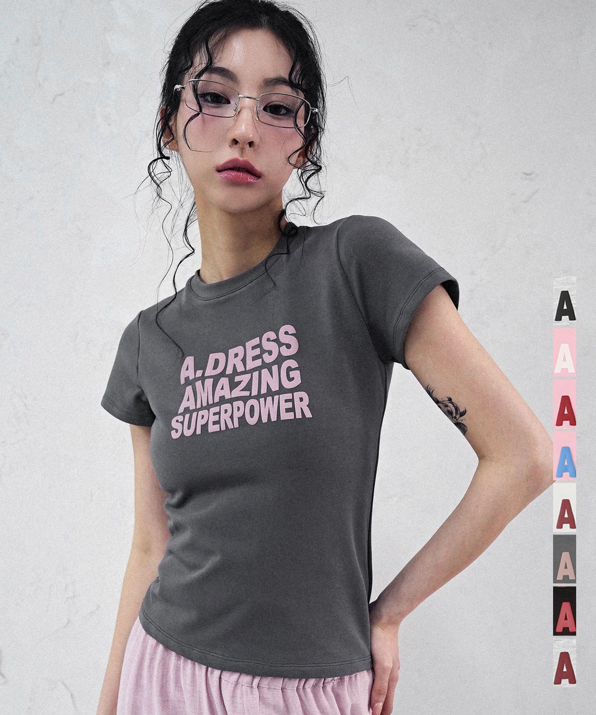 어반드레스(AVANDRESS) Bubble Crop T-shirt - 8COL