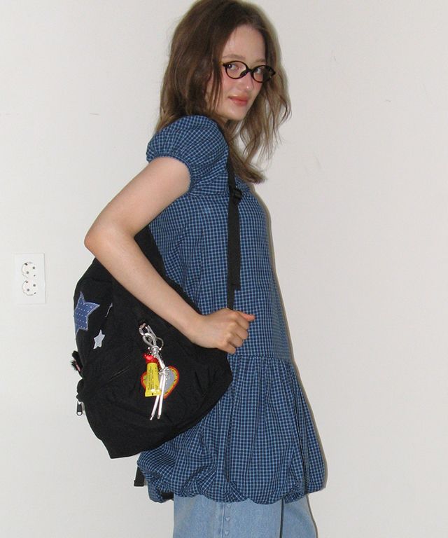ミニドレス★新作【RONRON】PUMPKIN MINI DRESS★2色 MUSINSA | RONRON PUMPKIN MINI DRESS BLUE CHECK
