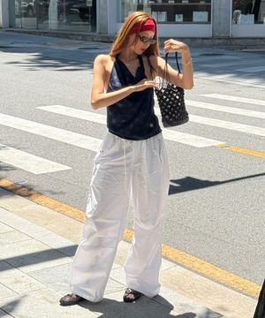 [젤라비 PICK] Track Pocket Pants - White