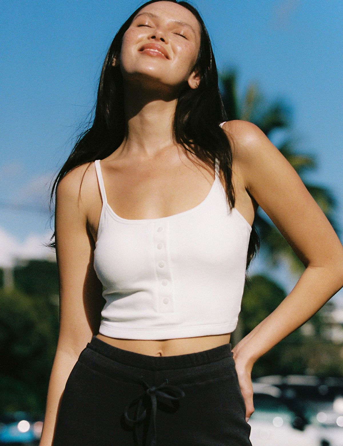 써피(SURFEA) BUTTON BRA TOP_WHITE