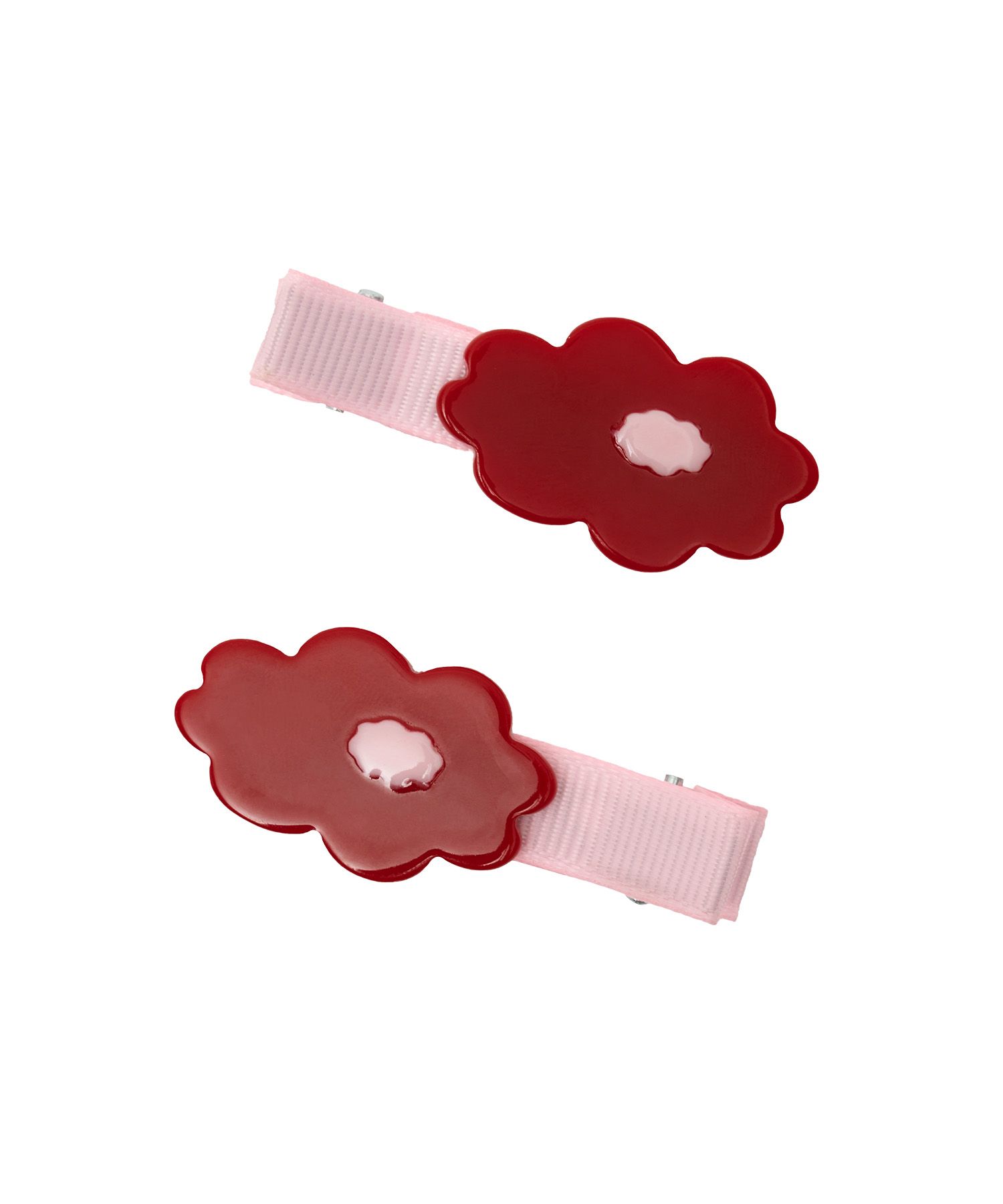 MUSINSA | DAISY SYNDROME DAISY HAIR PIN 2PACK red