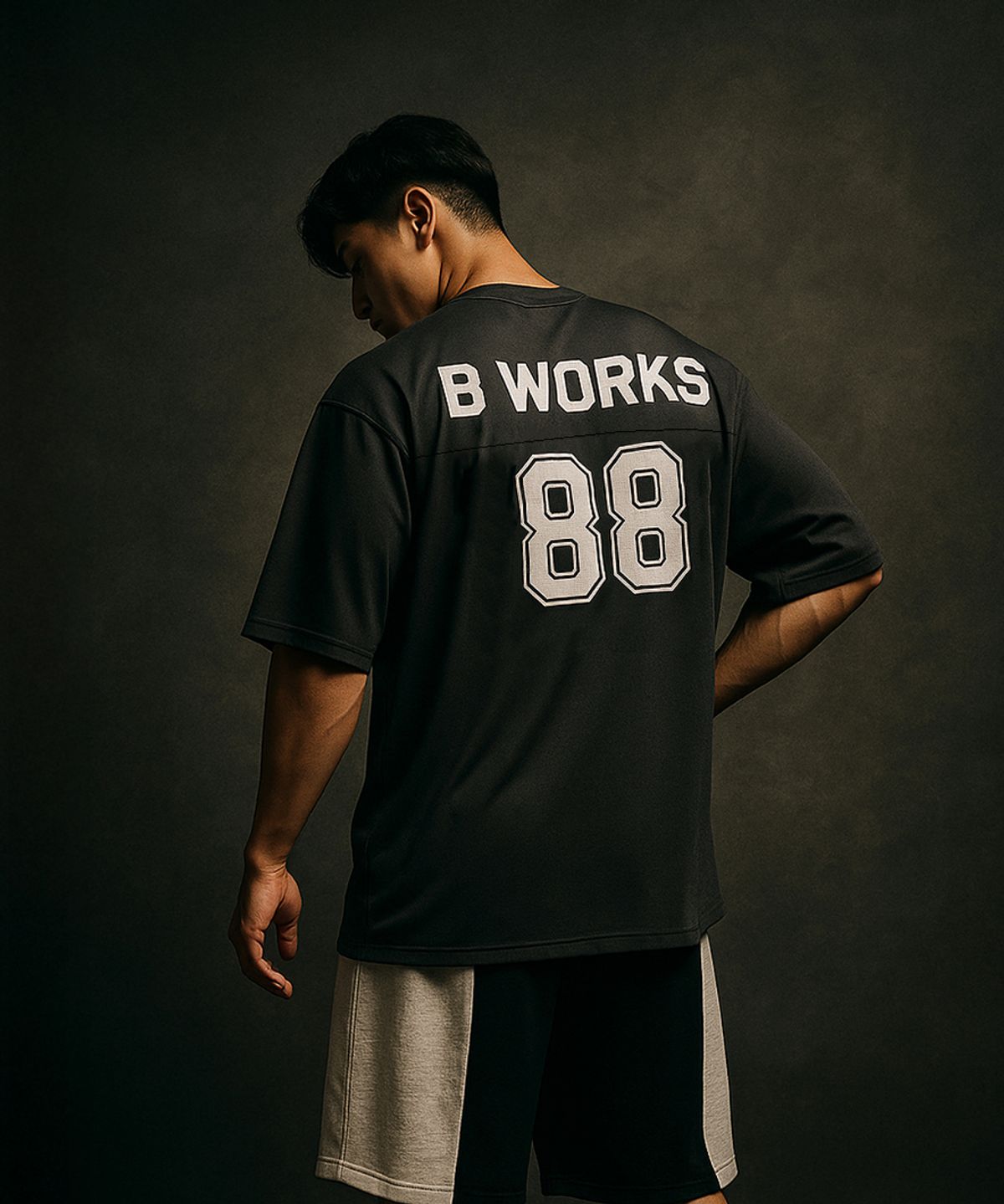 바벨웍스(BARBELLWORKS) 럭비 져지 오버핏