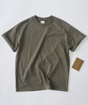 소프트 무지 반팔티 (카키)