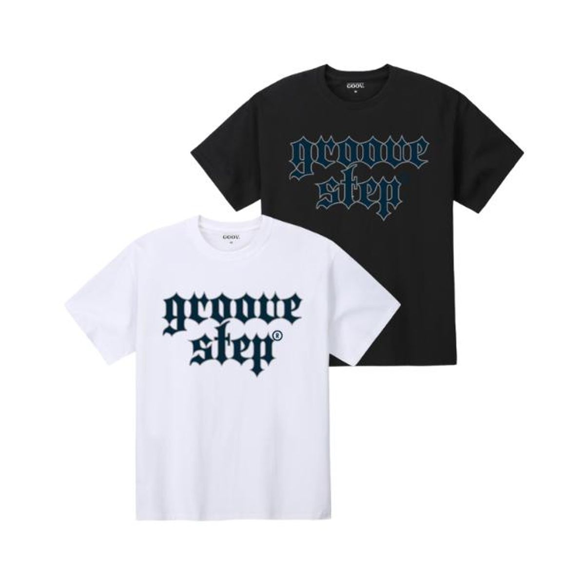 그루브스텝(GROOVESTEP) [2PACK] 클로이 라운드 반팔 티셔츠 S0246