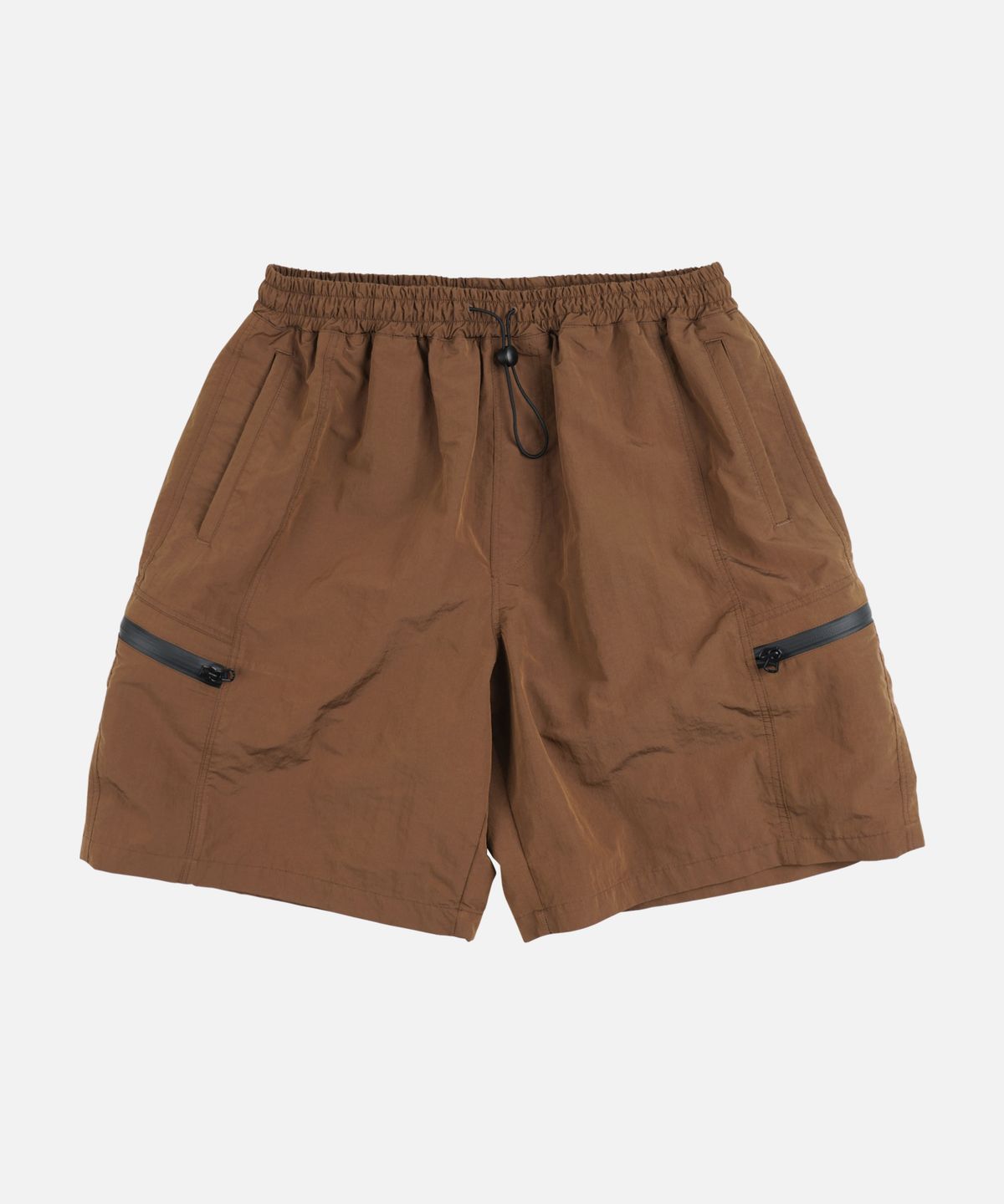 프리즘웍스(FRIZMWORKS) NYLON UTILITY POCKET SHORTS _ BROWN