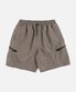 NYLON UTILITY POCKET SHORTS _ MUD