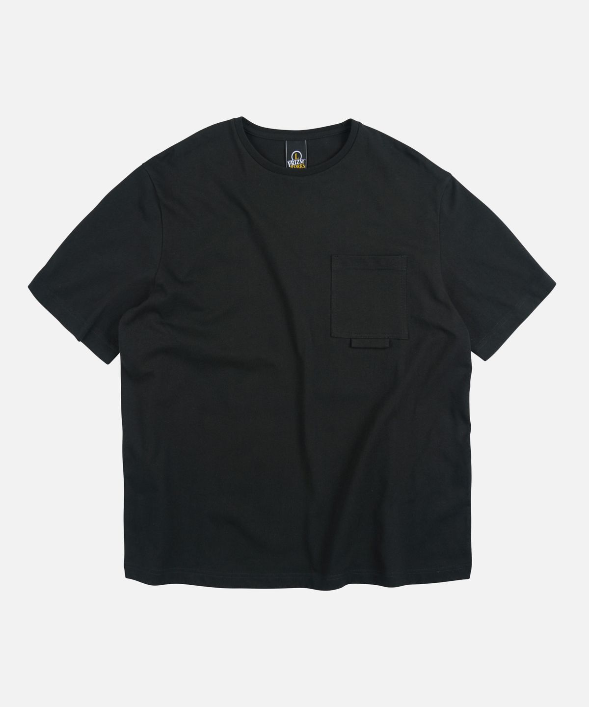 프리즘웍스(FRIZMWORKS) POCKET LOOP TEE _ BLACK
