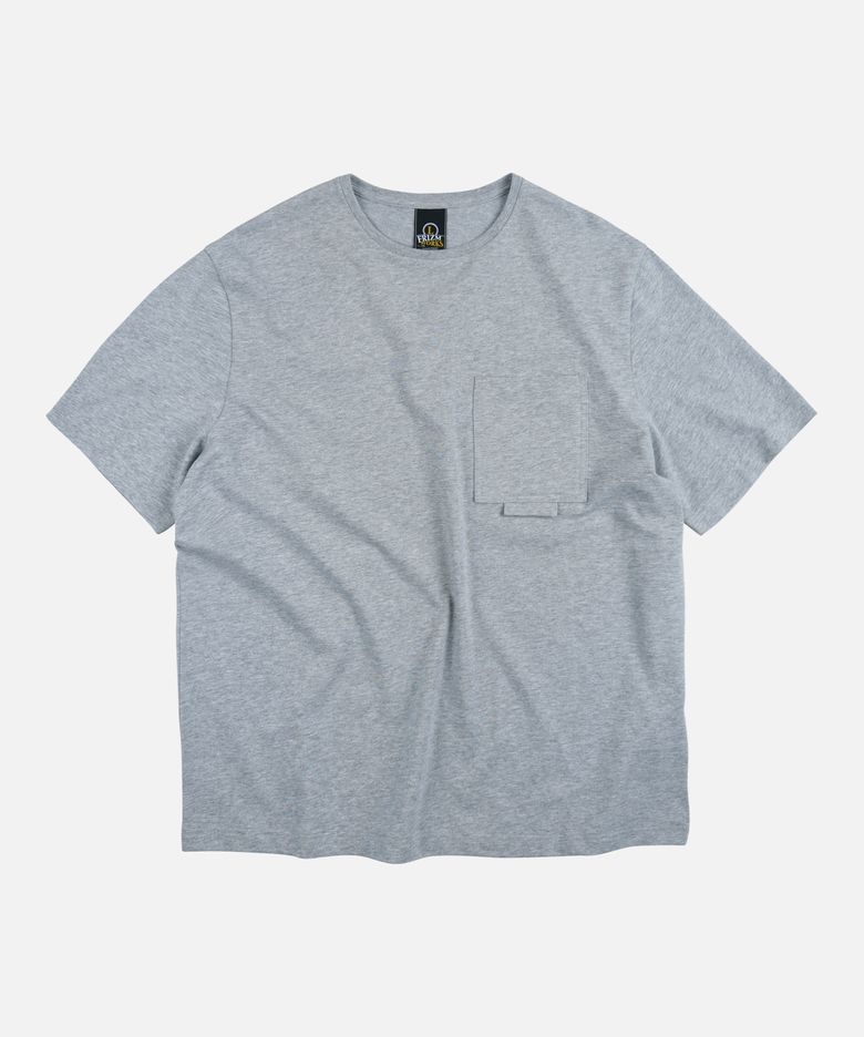POCKET LOOP TEE _ GRAY