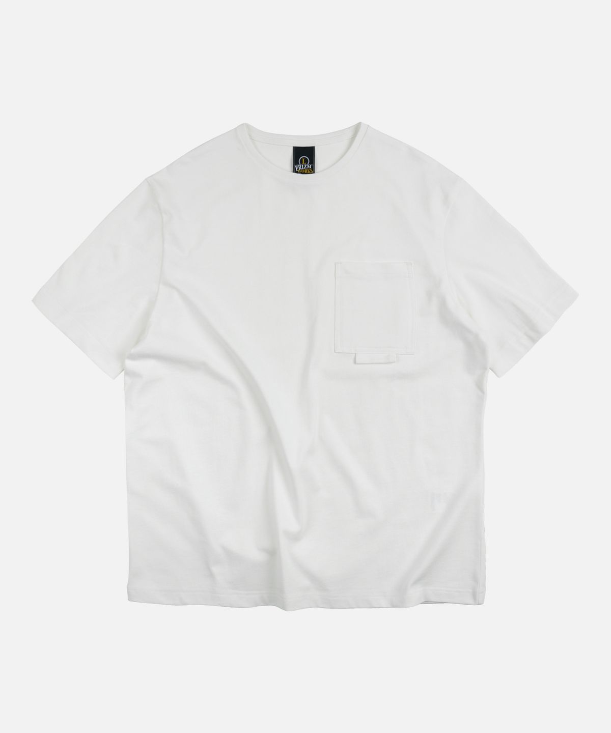프리즘웍스(FRIZMWORKS) POCKET LOOP TEE _ WHITE