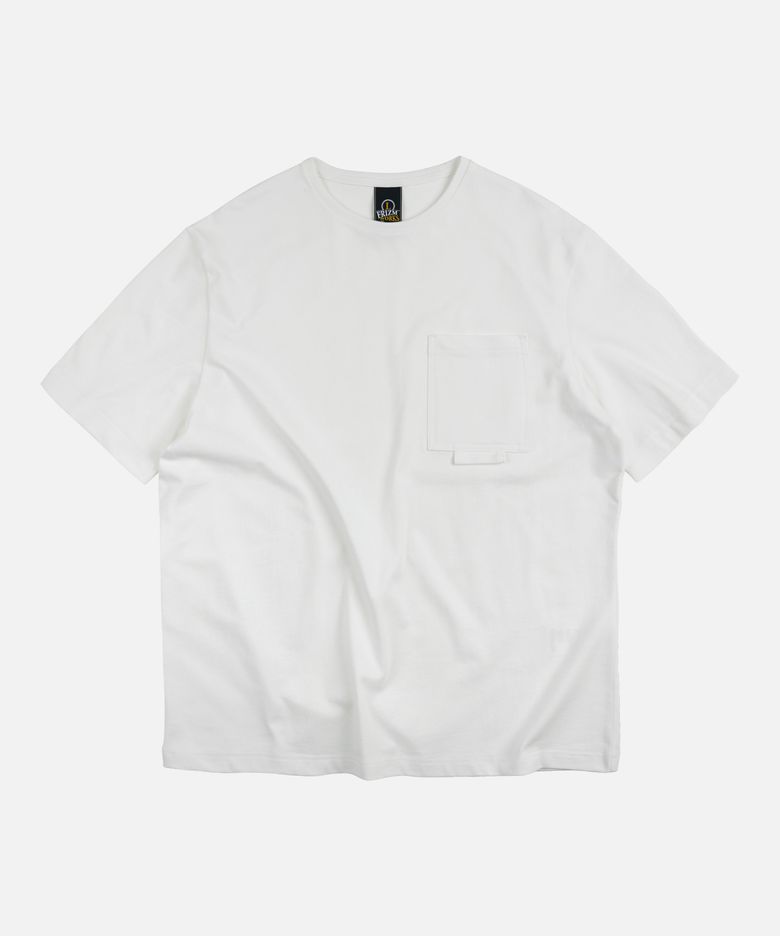 POCKET LOOP TEE _ WHITE