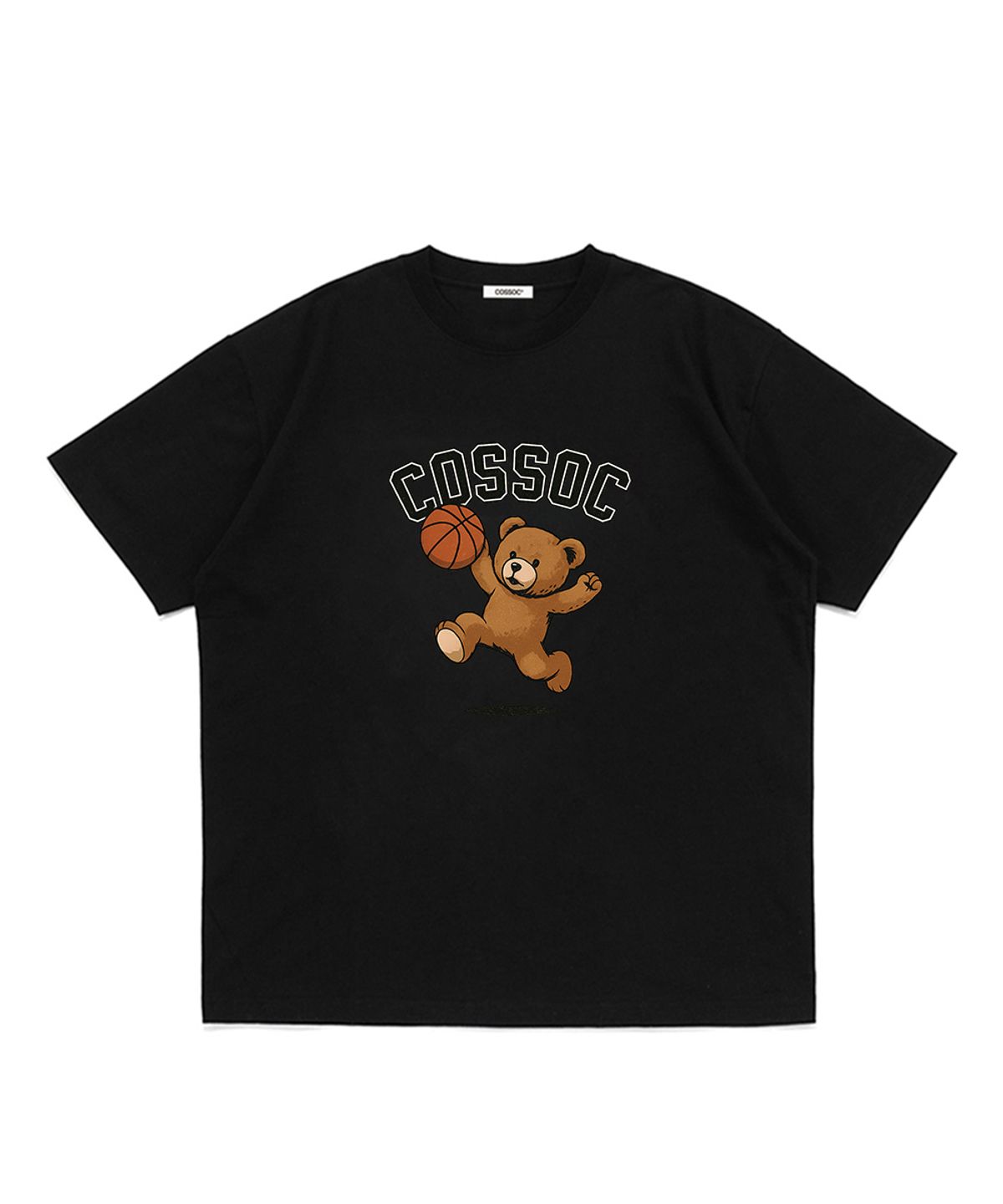 코소(COSO) 베스켓볼 베어 반팔 티셔츠 (BLACK)