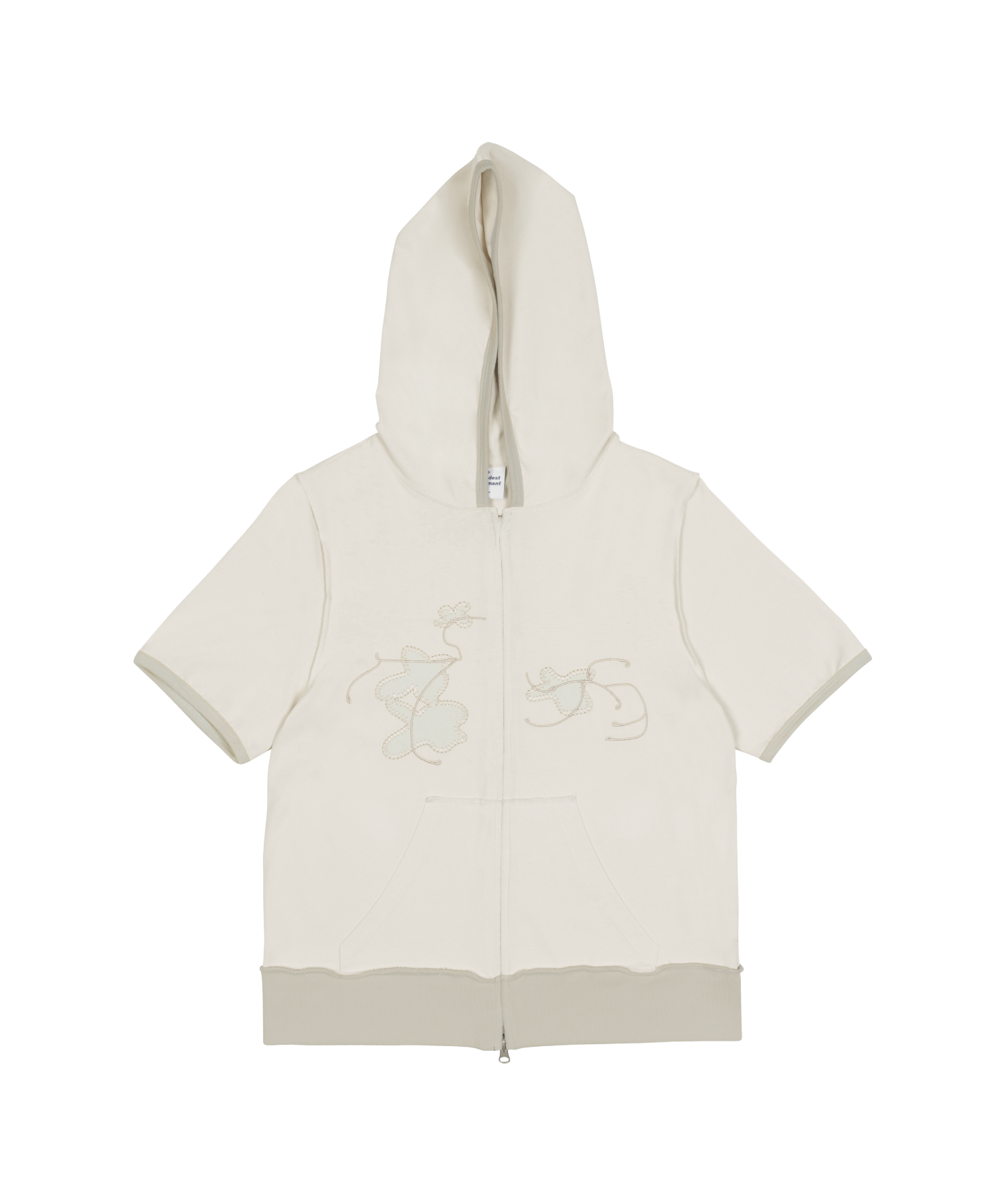 MUSINSA公式 | THE COLDEST MOMENT TCM needle half zip-up (beige)