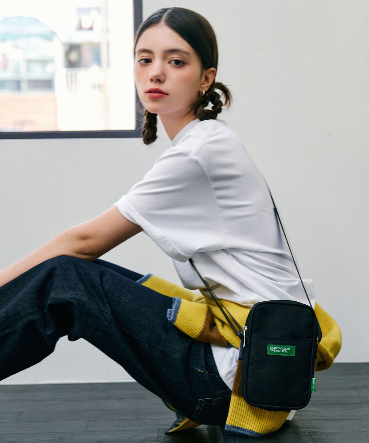 베네통(BENETTON) 포켓 미니 크로스백 (6colors)