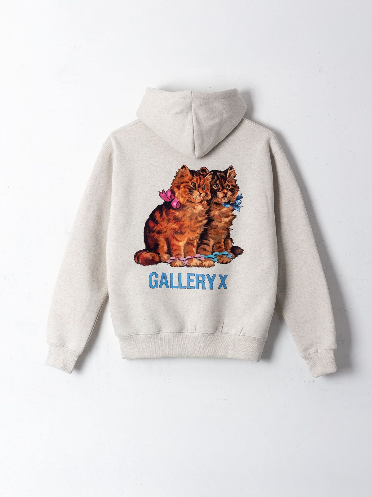 갤러리 엑스(GALLERY X) CAT Hoodie Oatmeal (Fleece)