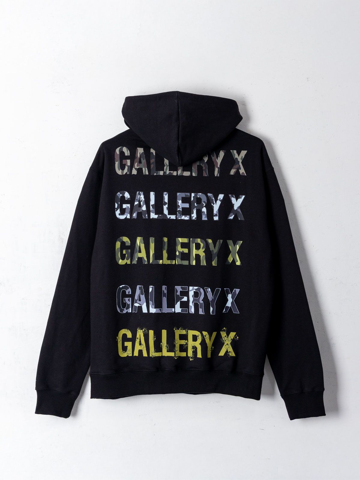 갤러리 엑스(GALLERY X) Military Hoodie Black (Terry)