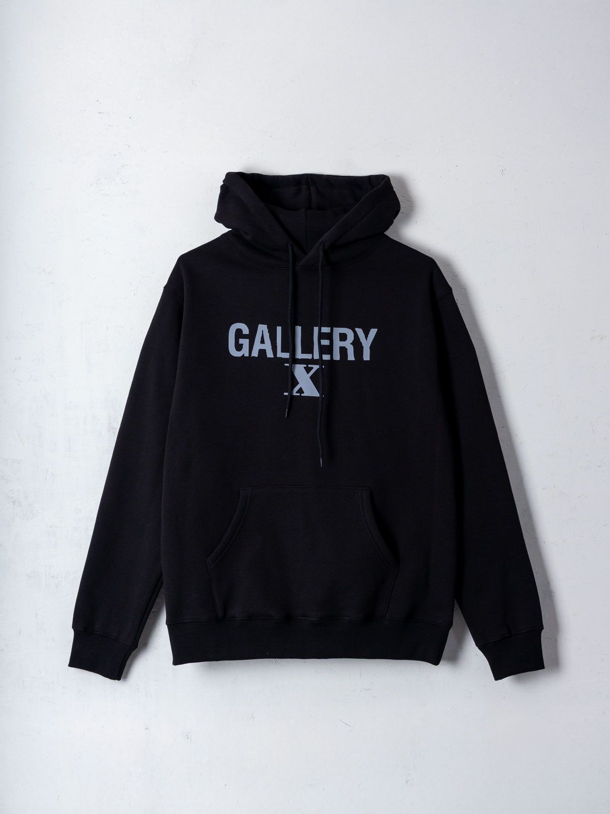 갤러리 엑스(GALLERY X) Grey Gallery X Hoodie Black (Fleece)