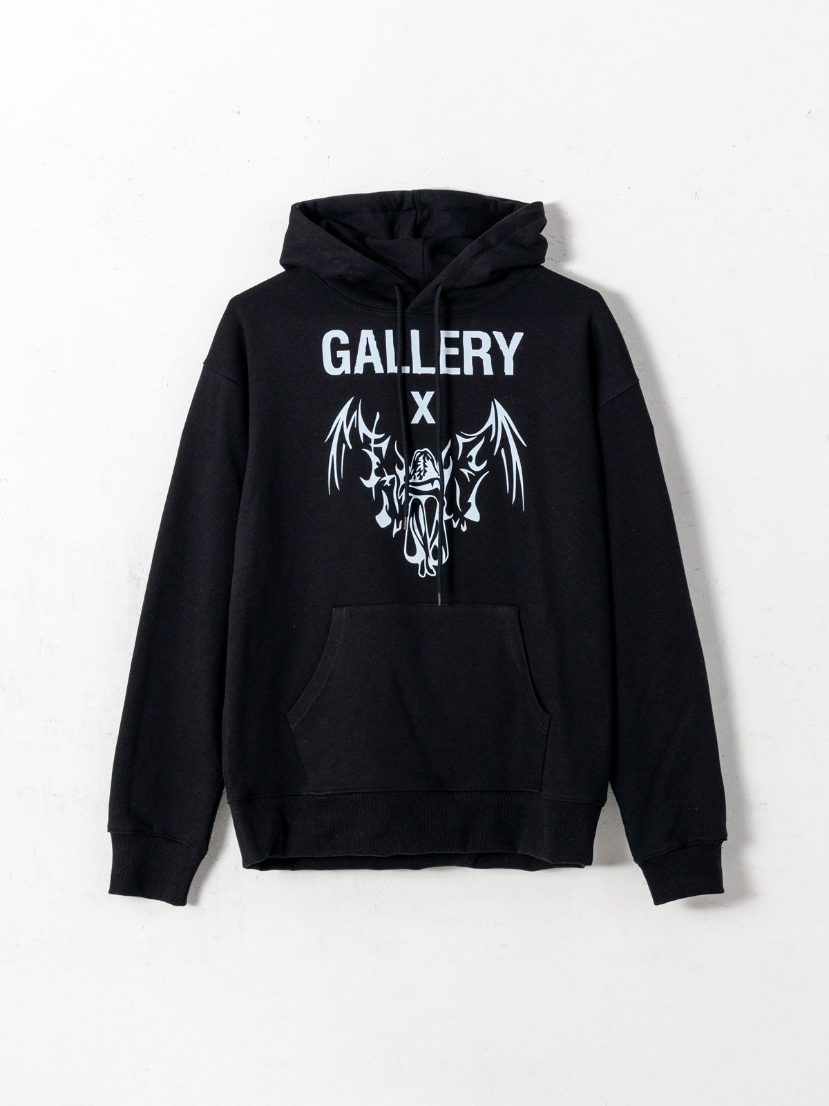 갤러리 엑스(GALLERY X) Angel Wings Hoodie Black (Terry)