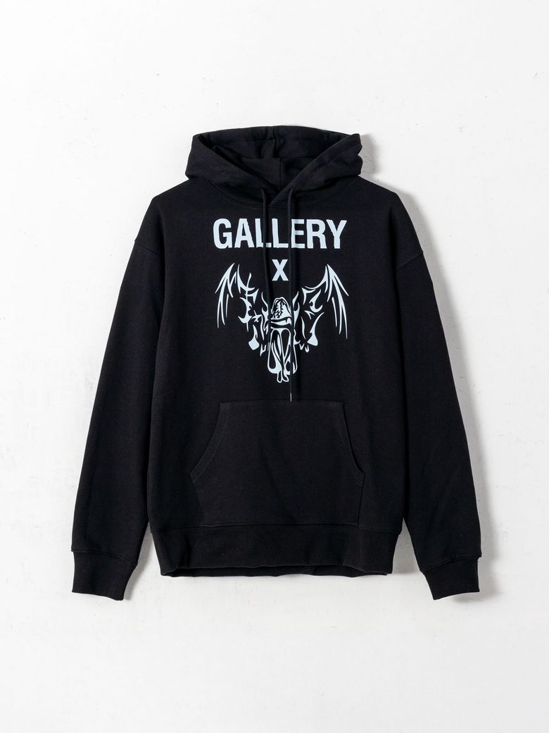 Angel Wings Hoodie Black (Terry)