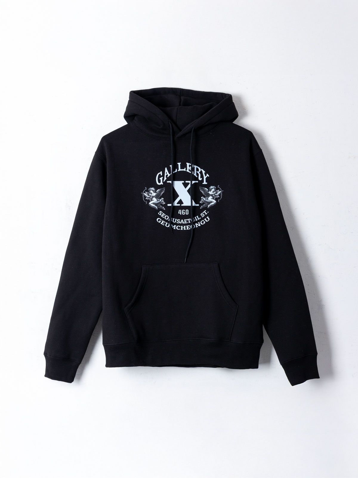 갤러리 엑스(GALLERY X) X-Angel Wings Hoodie Black (Fleece)