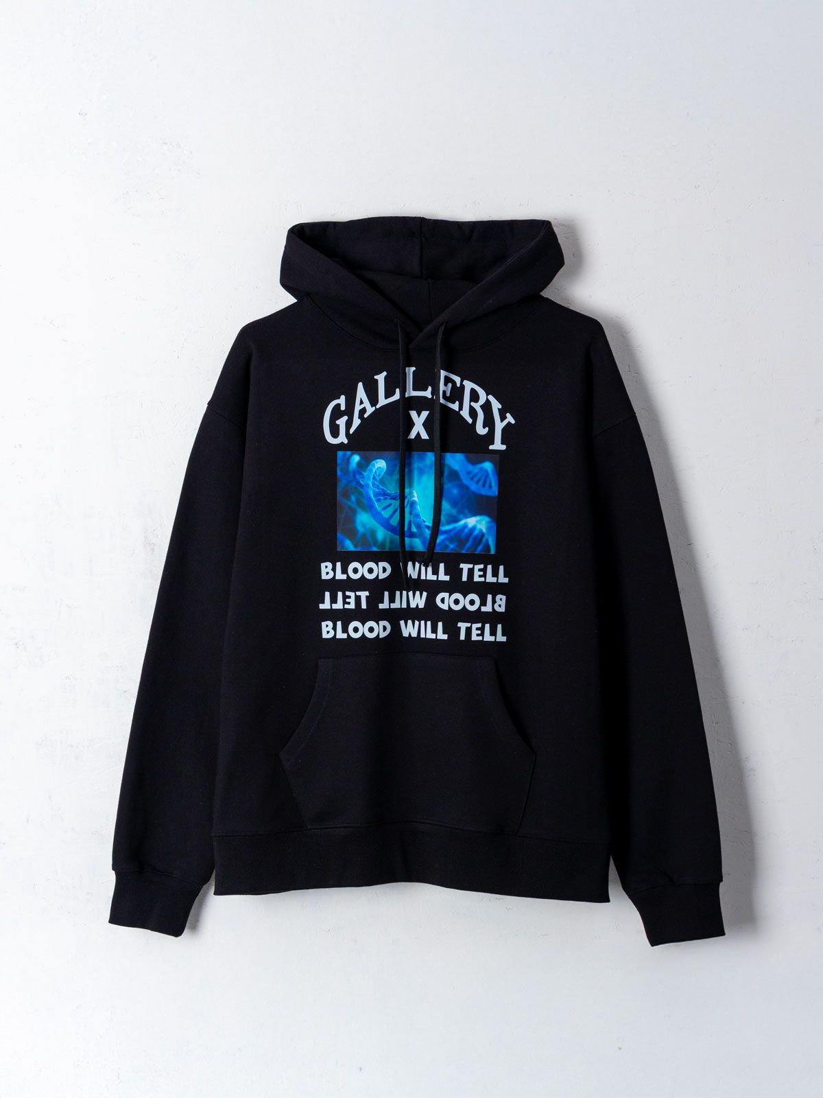 갤러리 엑스(GALLERY X) DNA X Hoodie Black (Terry)