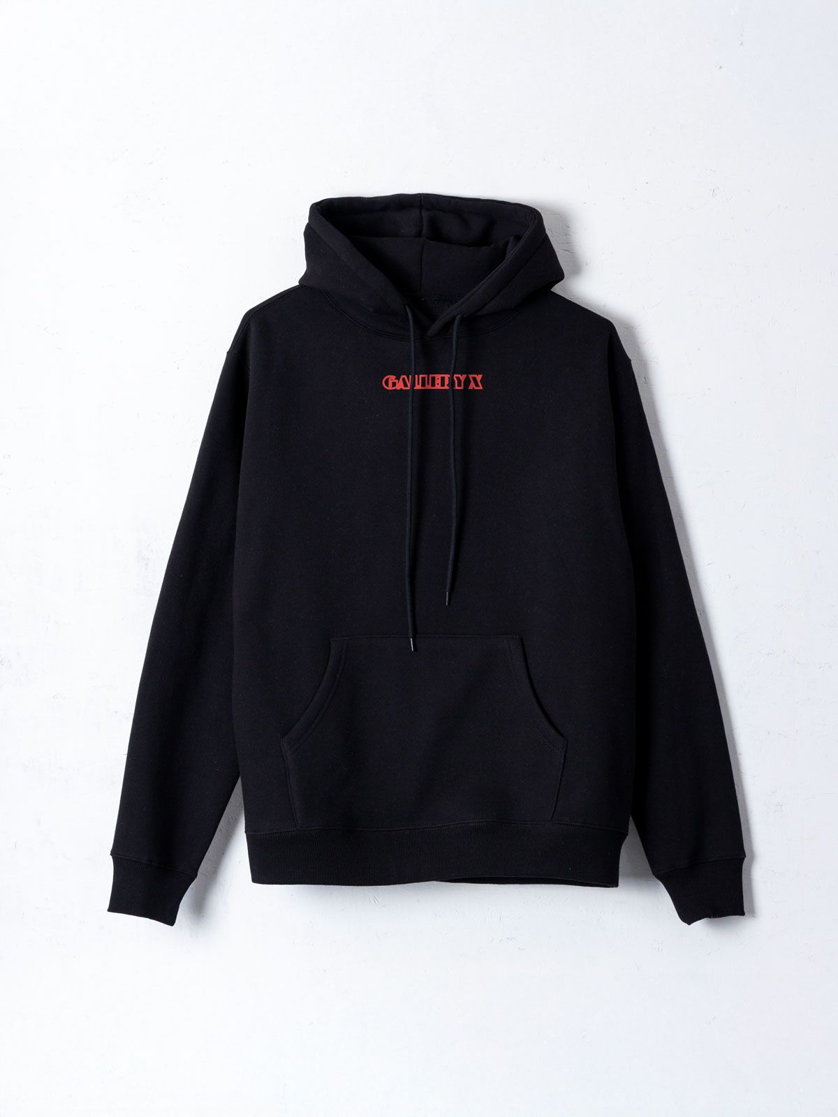갤러리 엑스(GALLERY X) B.W.T. Hoodie Black_ver.2 (Fleece)