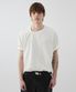 UNBALANCED NECK SHORT TOP - OFF WHITE