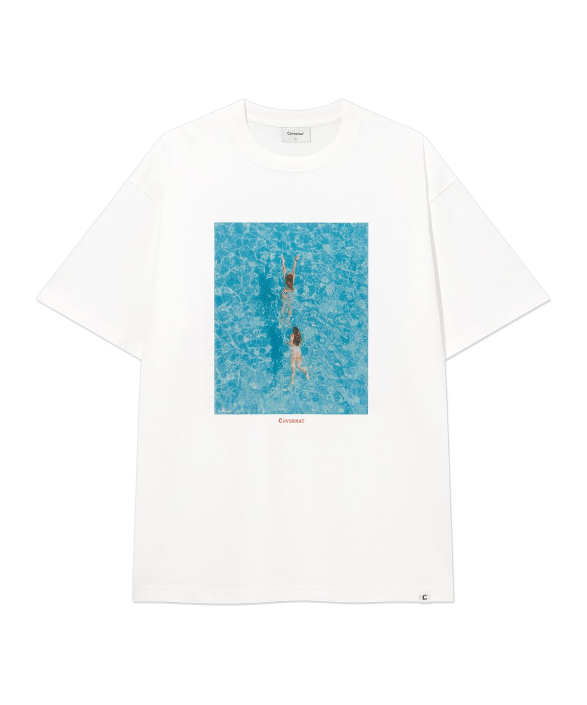 커버낫(COVERNAT) [YOSIGO] 서머 다이브 티셔츠 White
