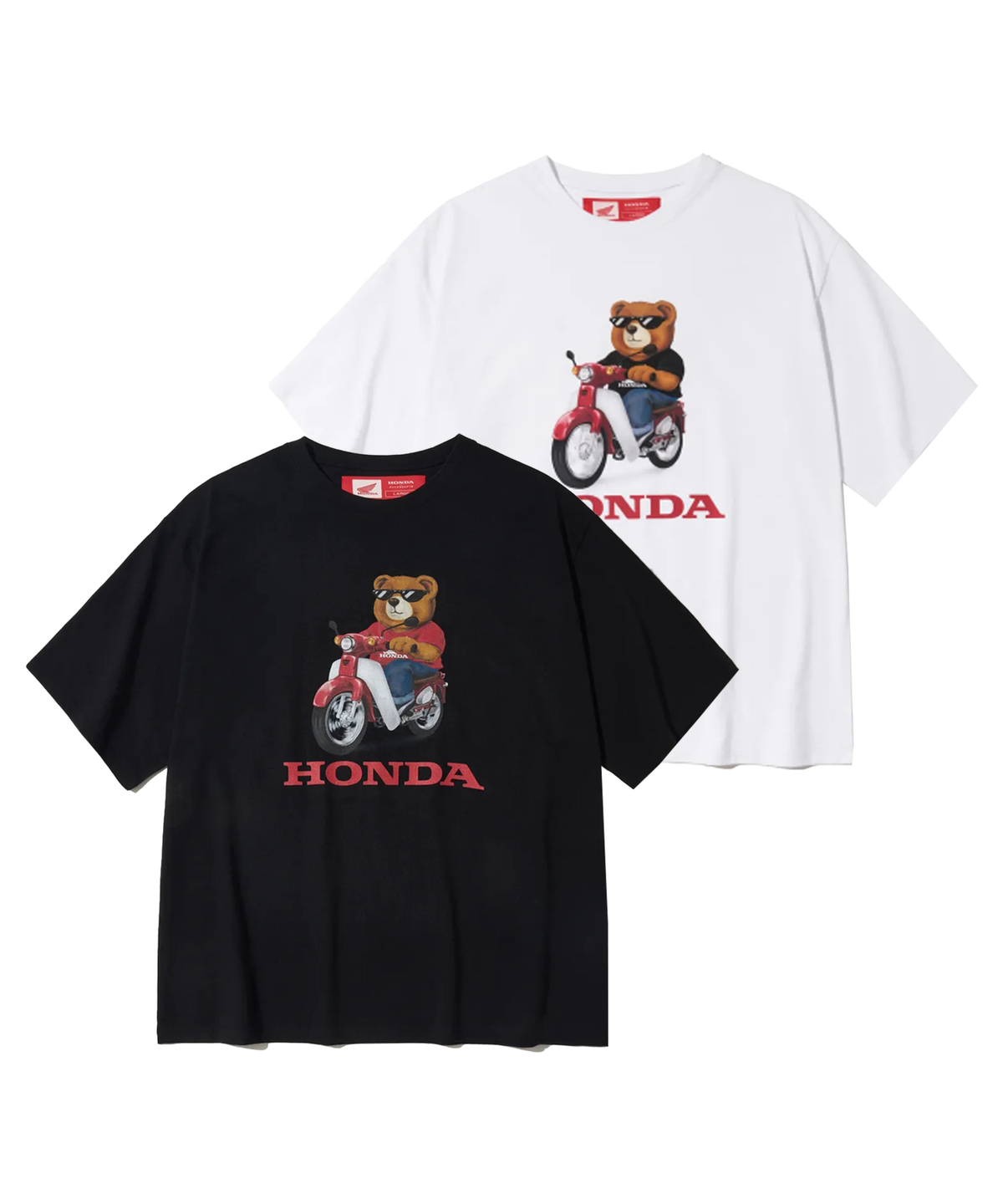 핍스 모터사이클(PHYPS MOTORCYCLE) Honda Bear T-shirt(2 colors)