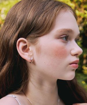 고래 꼬리 원터치 이어링 STJ-EB1734WG