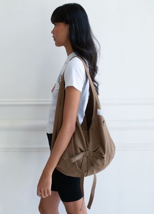 보우 캔버스백 - 키위