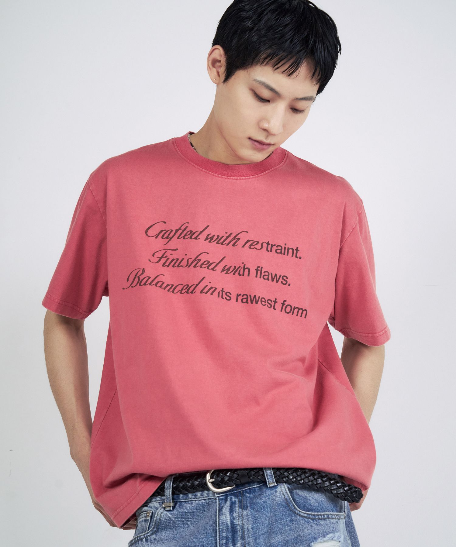 SLOWACID ロゴプリント Tシャツ ホワイト mercariメルカリ官方指定廠商 Bibian比比昂代買代購