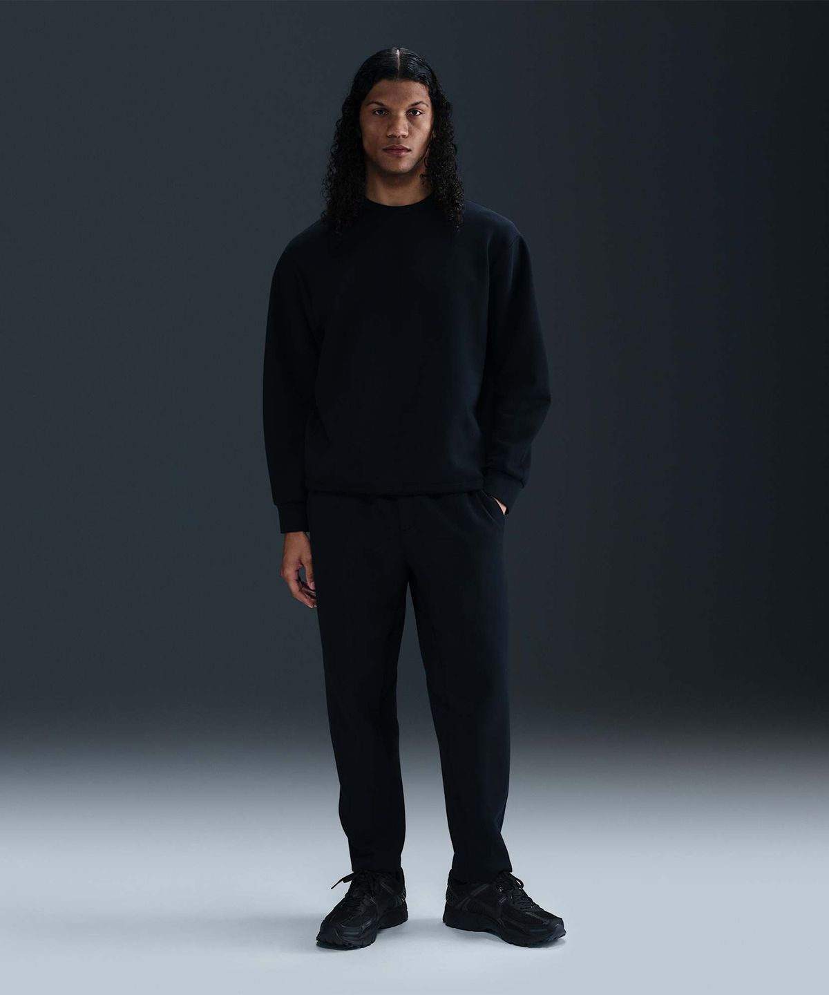 나이키(NIKE) 24.7 임파서블리소프트 드라이 핏 팬츠 M - 블랙:다크 스모크 그레이 / HQ6971-010