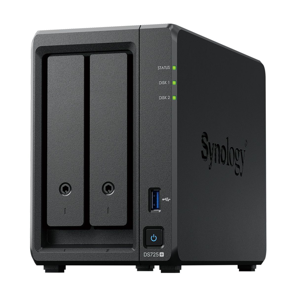 시놀로지(SYNOLOGY) 나스 DS725+ (2베이) 기업용 NAS구축 서버 케이스 (하드미포함)