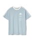 [2TYPE] TRACK JERSEY HEAVY COTTON TEE (SKY BLUE)