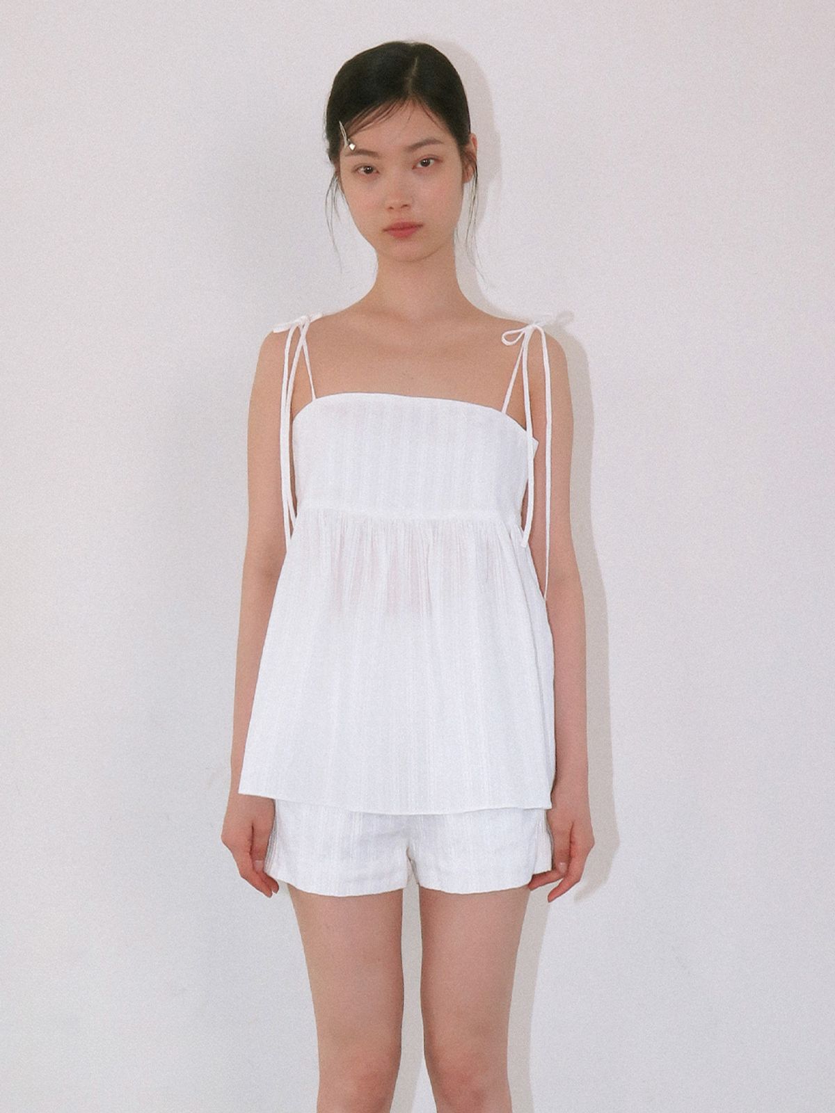 기준(KIJUN) Pure Lace Camisole Off-White