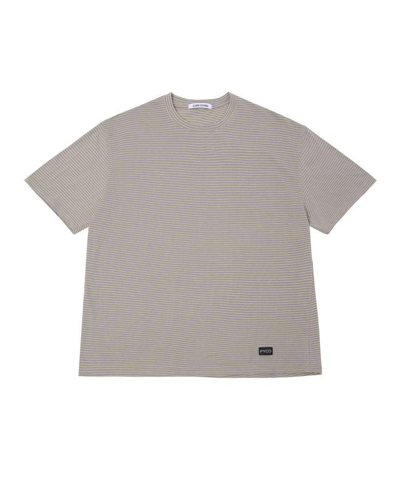 PYCD STRIPE TEE (GRAY)