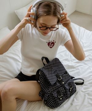 LETERIE POCKET BACKPACK_DOT BLACK