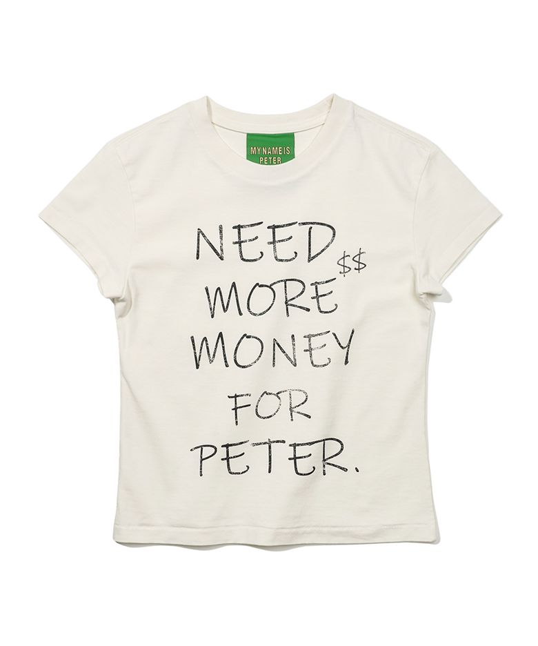 (W) MONEY T-SHIRT - WHITE