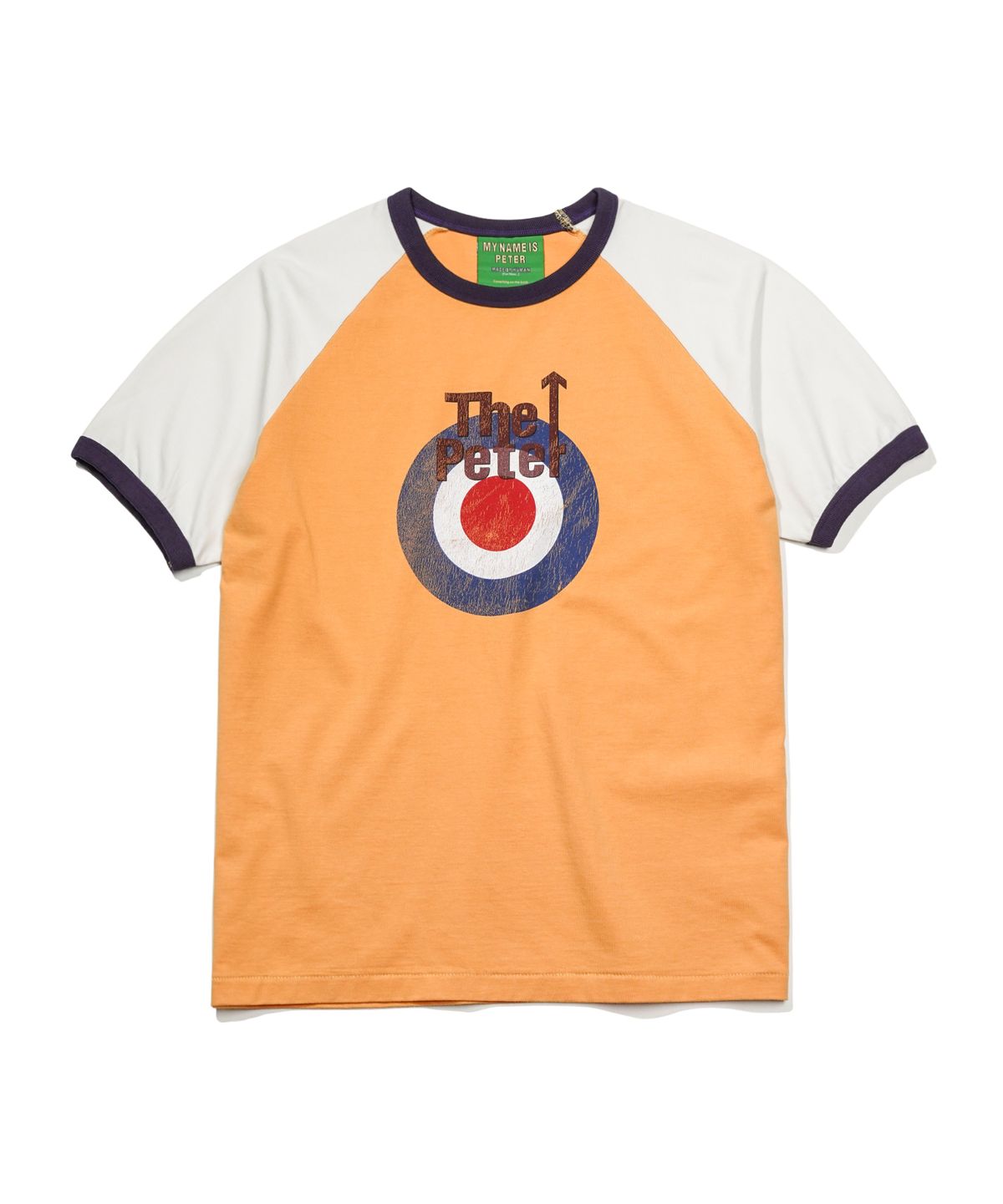 마이네임이즈피터(MYNAMEISPETER) THE PETER RINGER T-SHIRTS - MUSTARD