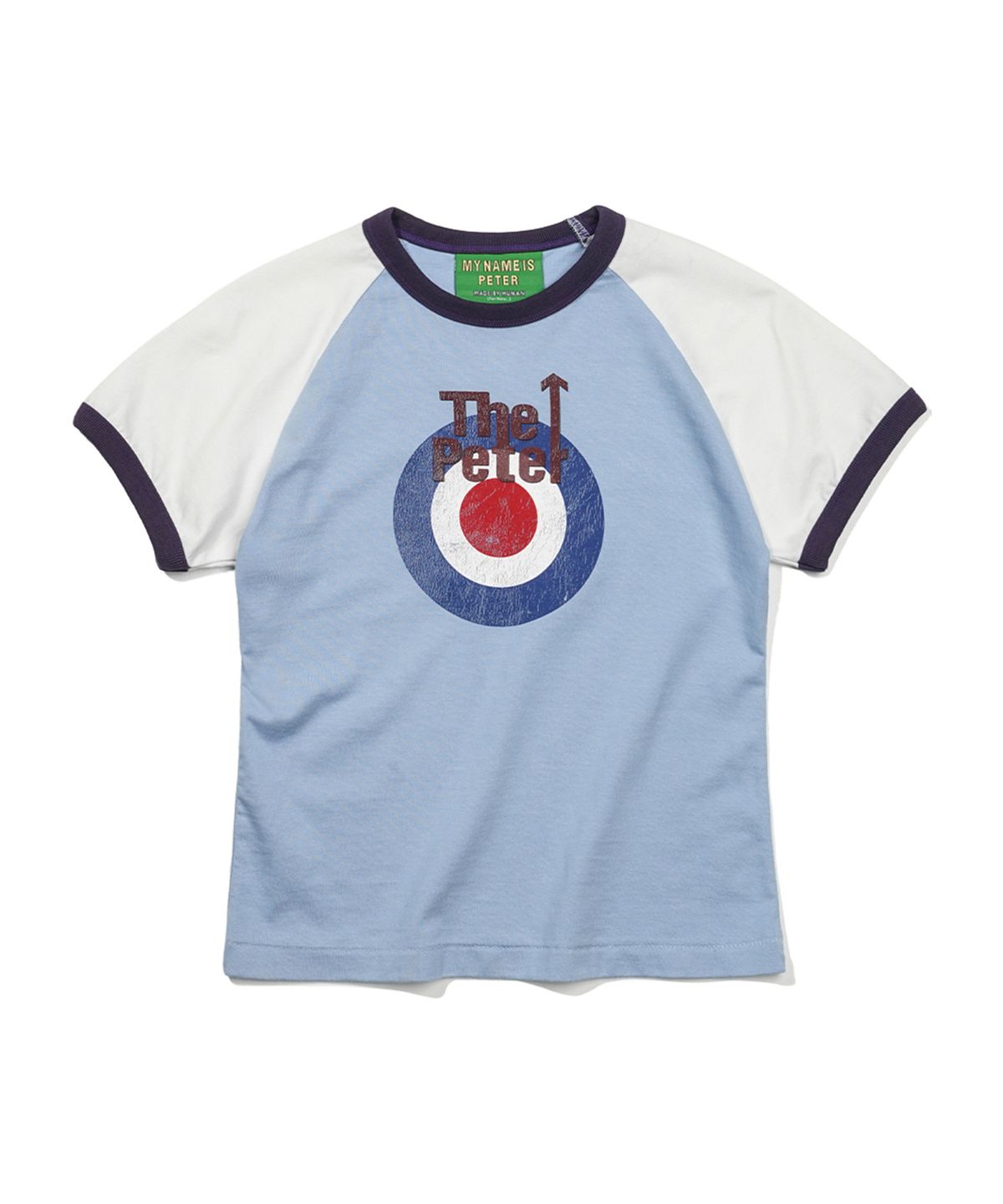 마이네임이즈피터(MYNAMEISPETER) (W) THE PETER RINGER T-SHIRTS - SKY BLUE