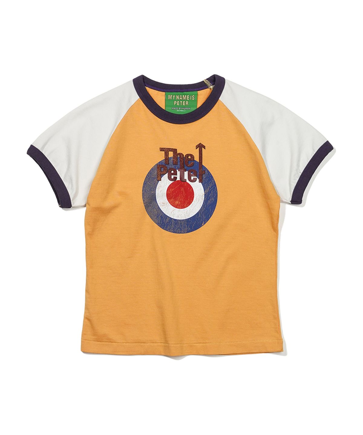 마이네임이즈피터(MYNAMEISPETER) (W) THE PETER RINGER T-SHIRTS - MUSTARD