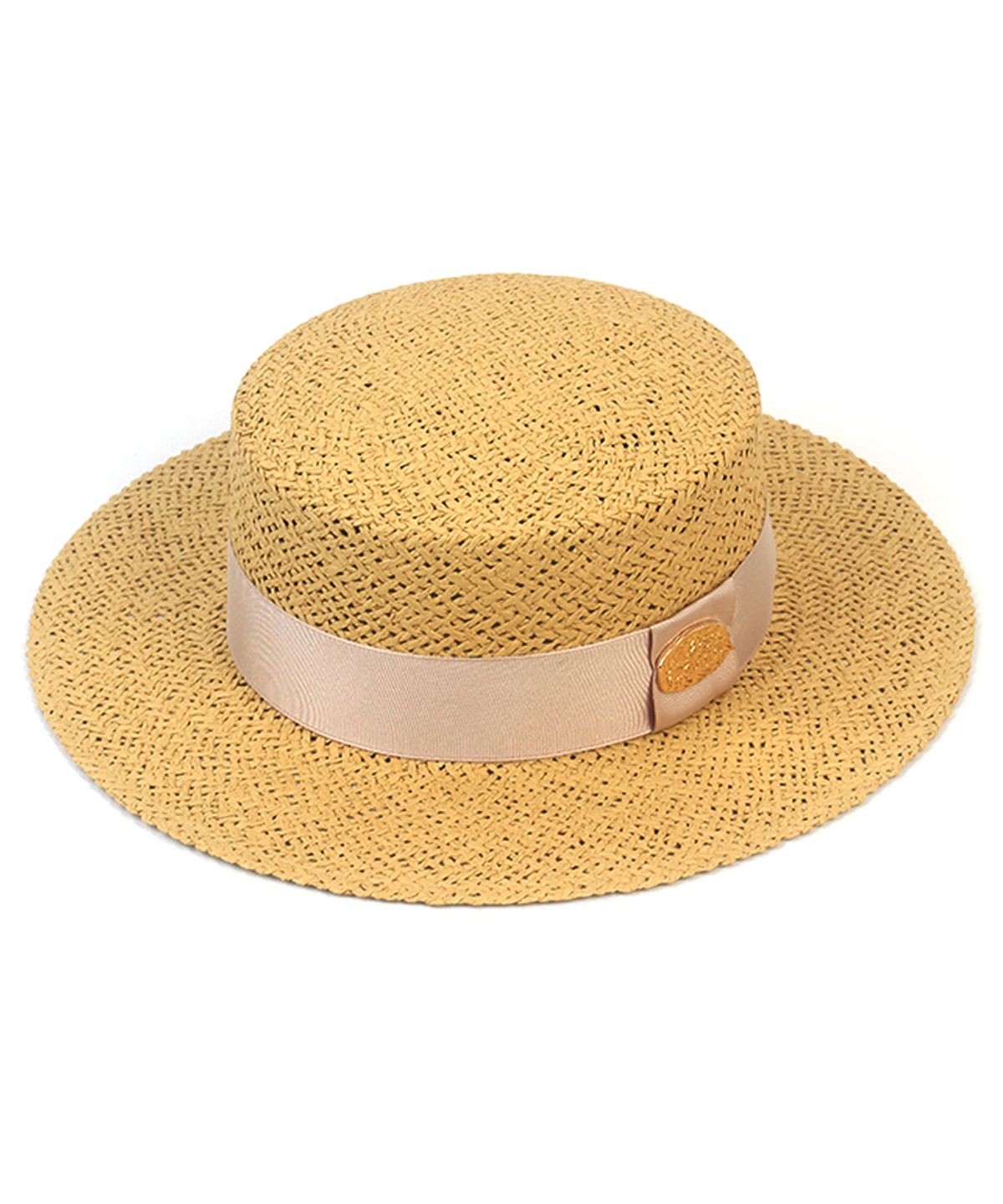 유니버셜 케미스트리(UNIVERSAL CHEMISTRY) Beige Ivory Line Panama Hat 파나마햇