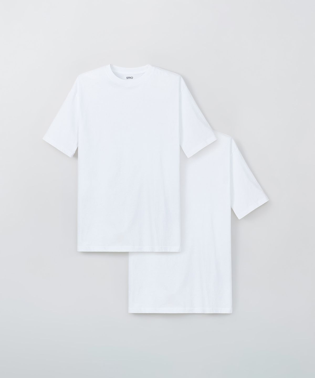 스파오(SPAO) [2PACK] 레이어드용 롱기장 반팔티_SPRWFA9A02