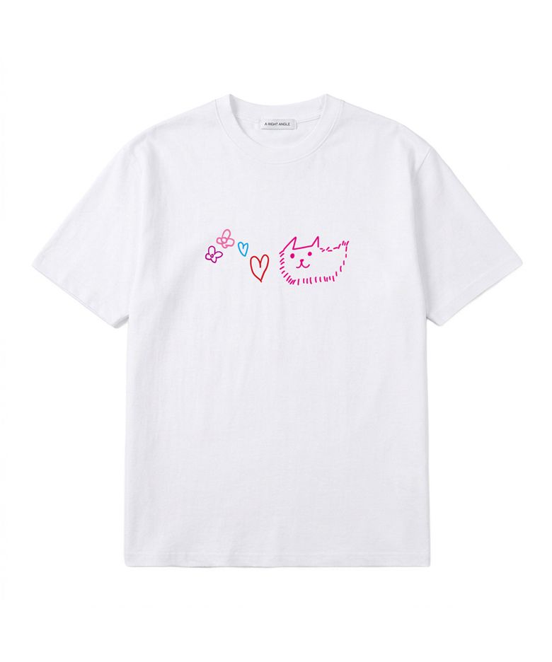 CAT LOVE LOOSE TEE 2 (2 COLOR)