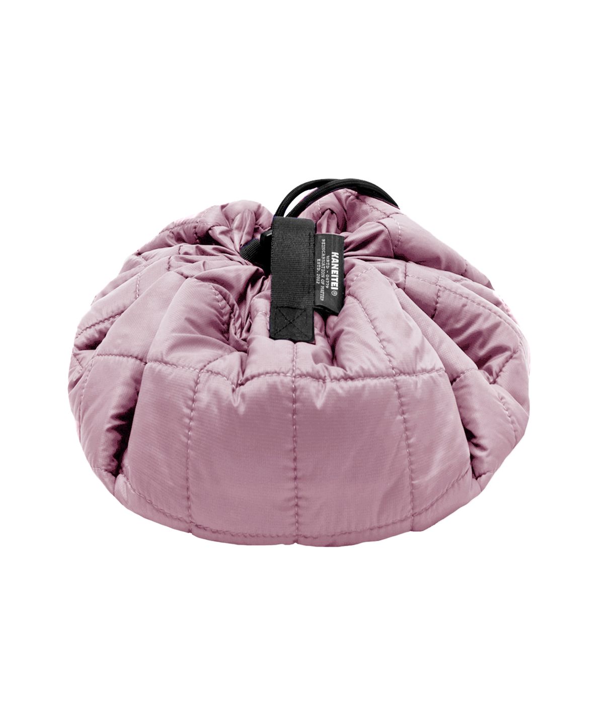 카네이테이(KANEITEI) DUMPLING QUILTING STORAGE CROSS BAG (PINK) / RECYCLED