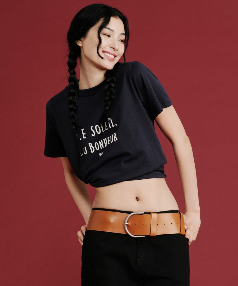 보누르 반팔 티셔츠 네이비