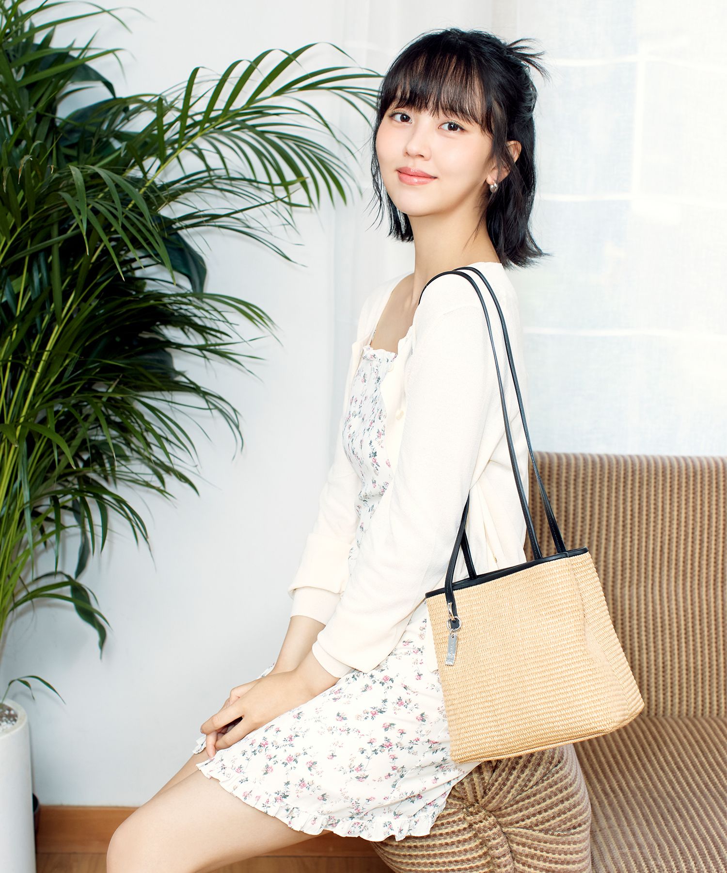 ◆MARHEN.J◆ Rome Square Daily Shoulder Bag MJ1152831 MUSINSA | MARHEN.J Rome rattan shoulder bag