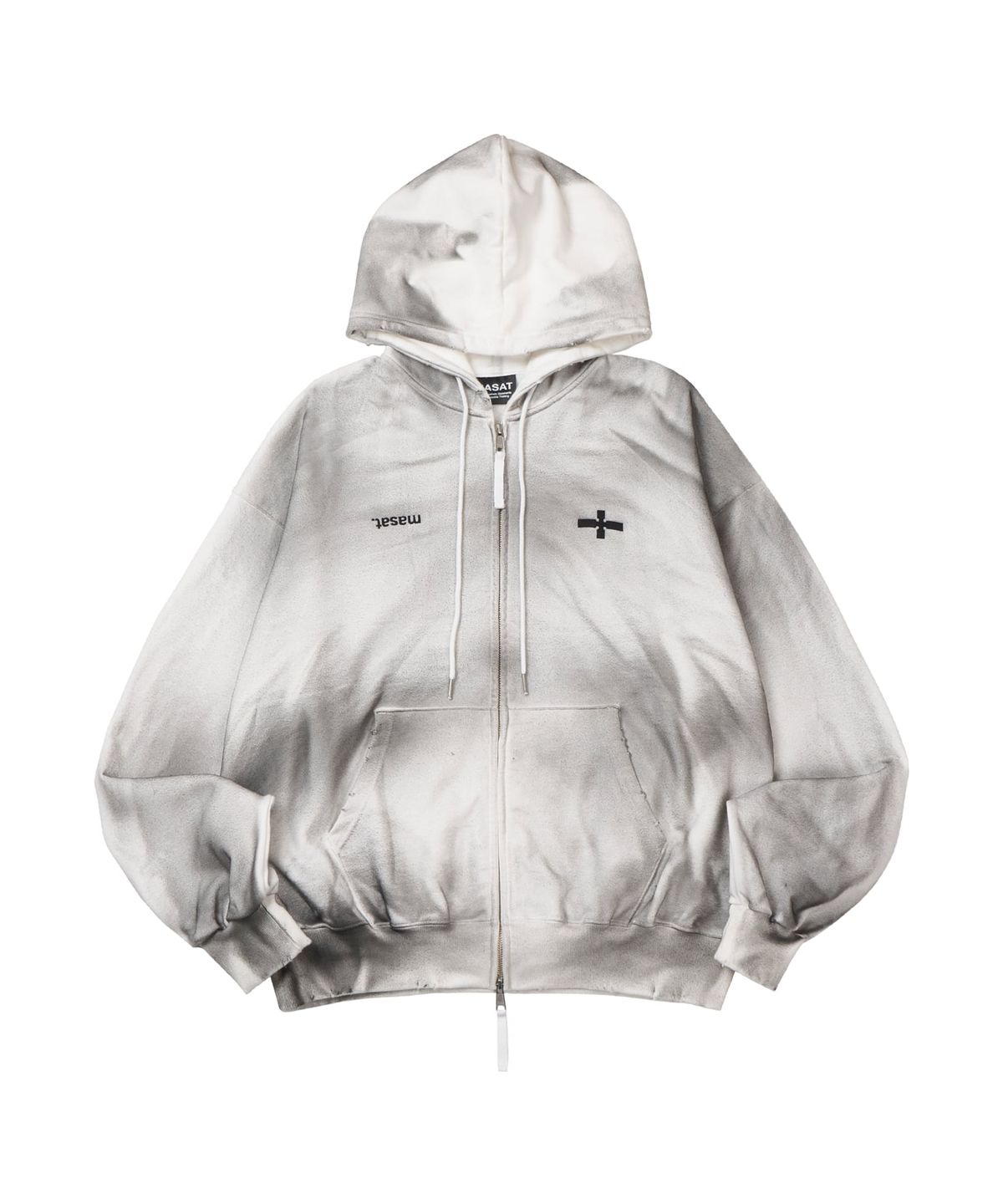 마사트(MASAT) Crusades hood zip _ Dirty White